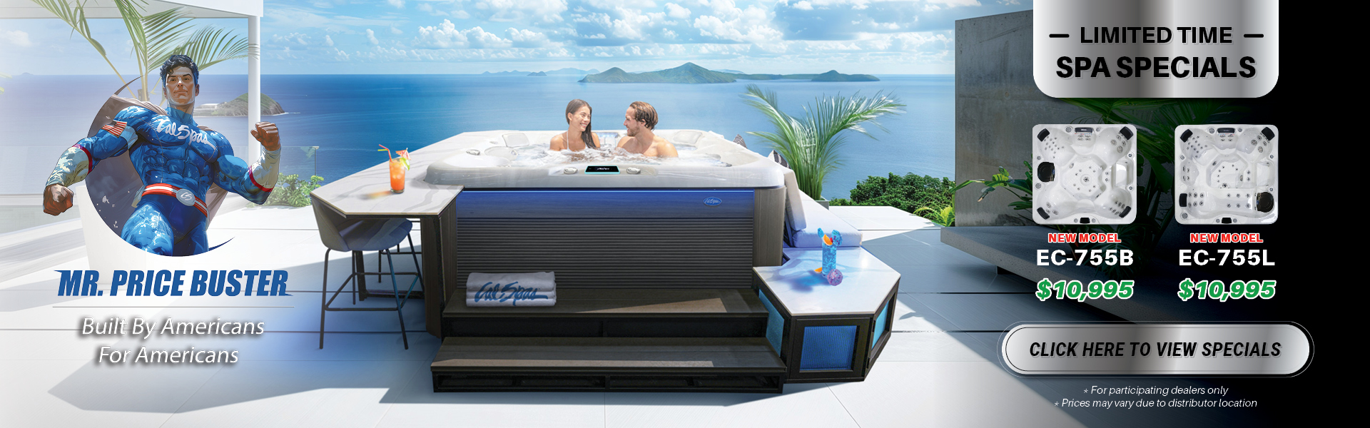 Calspas hot tub being used in a family setting - San Antonio
